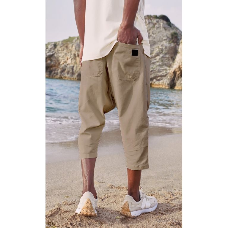 Saroual Été - Bermuda Cotton Stretch S25 - Qaba'il Saroual Été - Bermuda Cotton Stretch S25 - Qaba'il