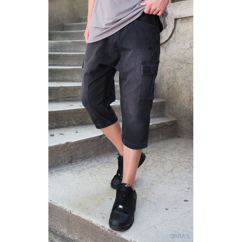 Pantacourt Cargo Jean Stretch - Qaba'il