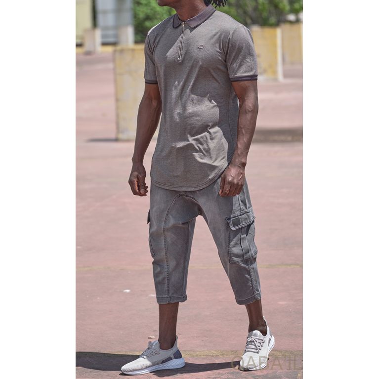 Pantacourt Cargo Jean - Qaba'il