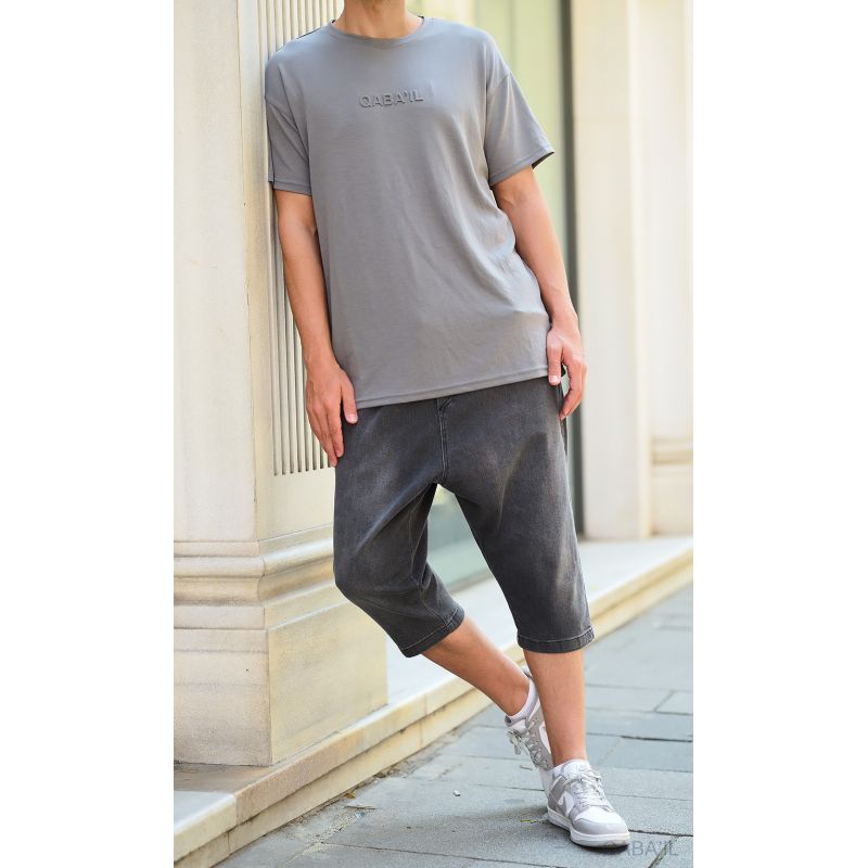 Men's Stretch Denim Bermuda Shorts – Straight Fit, Durable Fabric, 4 Colors –Qaba'il