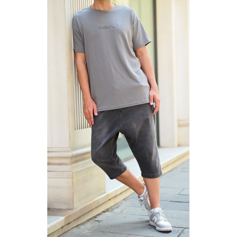 Bermuda Jean Stretch Homme - Coupe droite, tissu résistant, 4 coloris - Qaba'il Bermuda Jean Stretch Homme - Coupe droite, tissu résistant, 4 coloris - Qaba'il