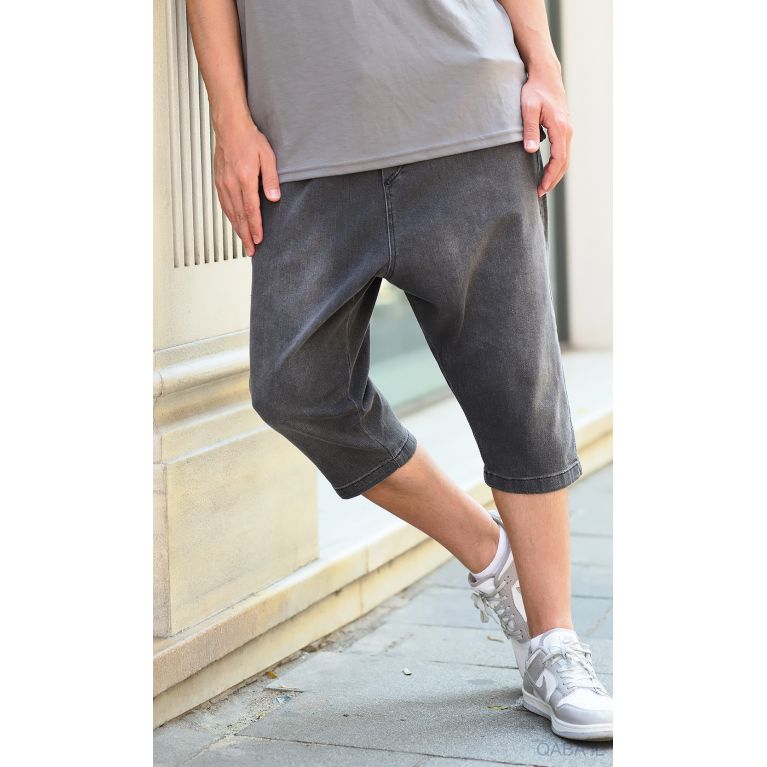 Bermuda Jean Stretch Homme - Coupe droite, tissu résistant, 4 coloris - Qaba'il Bermuda Jean Stretch Homme - Coupe droite, tissu résistant, 4 coloris - Qaba'il