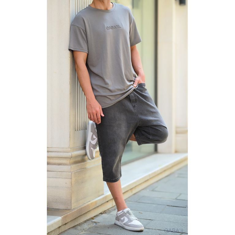 Bermuda Jean Stretch Homme - Coupe droite, tissu résistant, 4 coloris - Qaba'il Bermuda Jean Stretch Homme - Coupe droite, tissu résistant, 4 coloris - Qaba'il