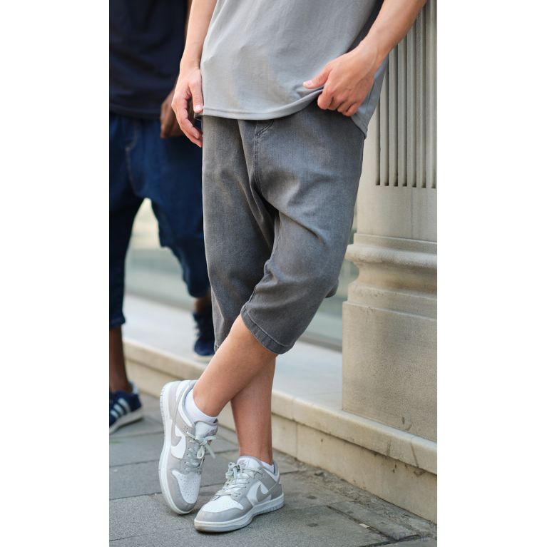 Bermuda Jean Stretch Homme - Coupe droite, tissu résistant, 4 coloris - Qaba'il Bermuda Jean Stretch Homme - Coupe droite, tissu résistant, 4 coloris - Qaba'il