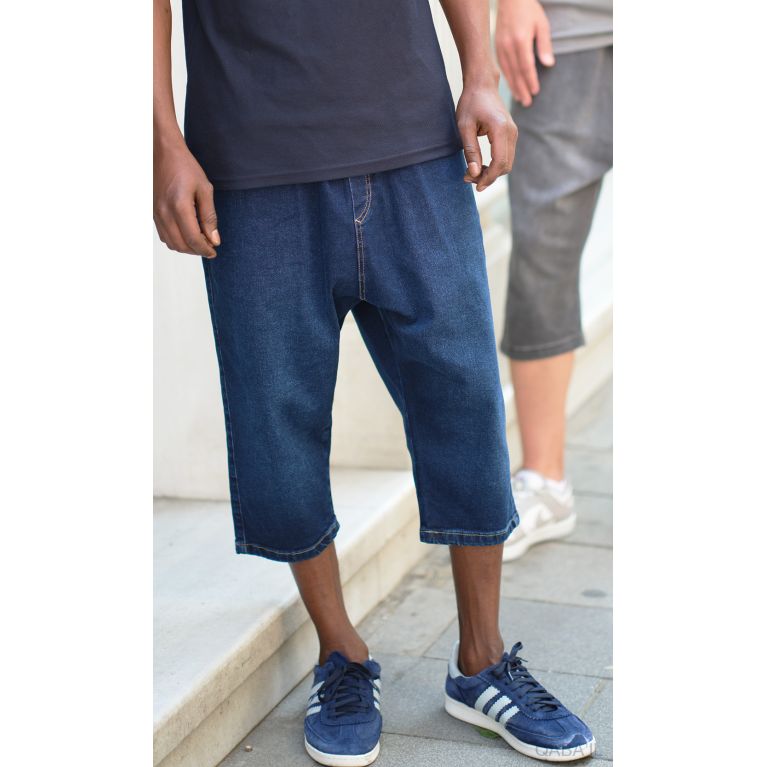 Bermuda Jean Stretch Homme - Coupe droite, tissu résistant, 4 coloris - Qaba'il Bermuda Jean Stretch Homme - Coupe droite, tissu résistant, 4 coloris - Qaba'il
