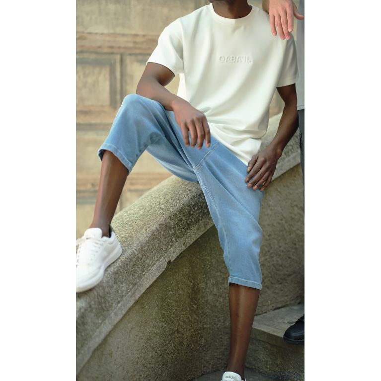 Bermuda Jean Stretch Homme - Coupe droite, tissu résistant, 4 coloris - Qaba'il Bermuda Jean Stretch Homme - Coupe droite, tissu résistant, 4 coloris - Qaba'il