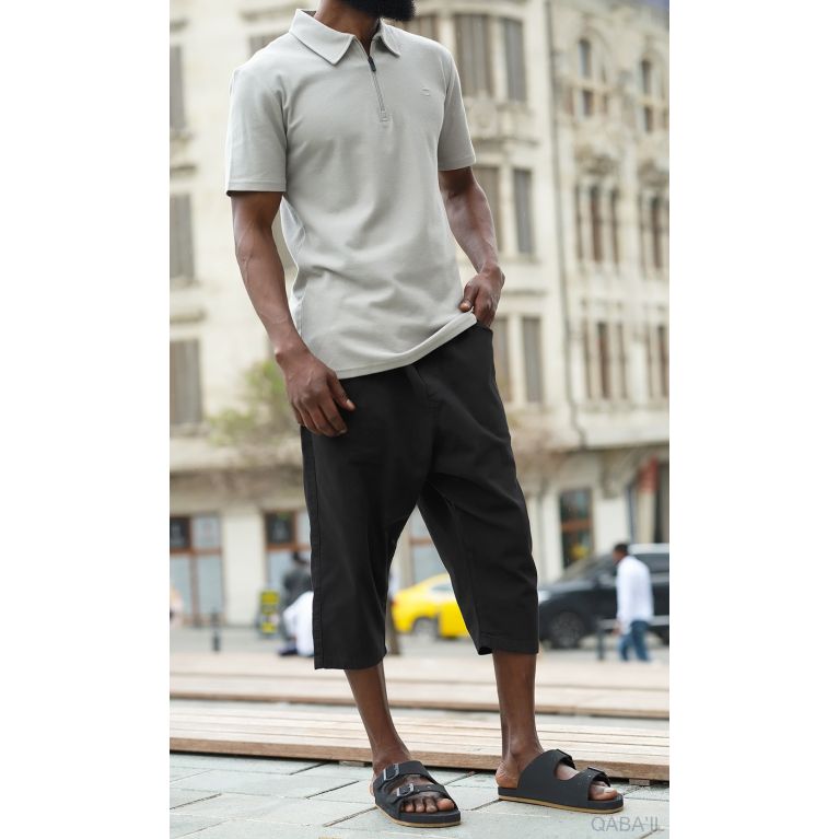 Bermuda Jean Stretch Homme - Coupe droite, tissu résistant, 4 coloris - Qaba'il Bermuda Jean Stretch Homme - Coupe droite, tissu résistant, 4 coloris - Qaba'il