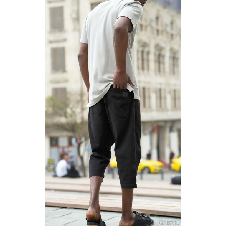 Bermuda Jean Stretch Homme - Coupe droite, tissu résistant, 4 coloris - Qaba'il Bermuda Jean Stretch Homme - Coupe droite, tissu résistant, 4 coloris - Qaba'il