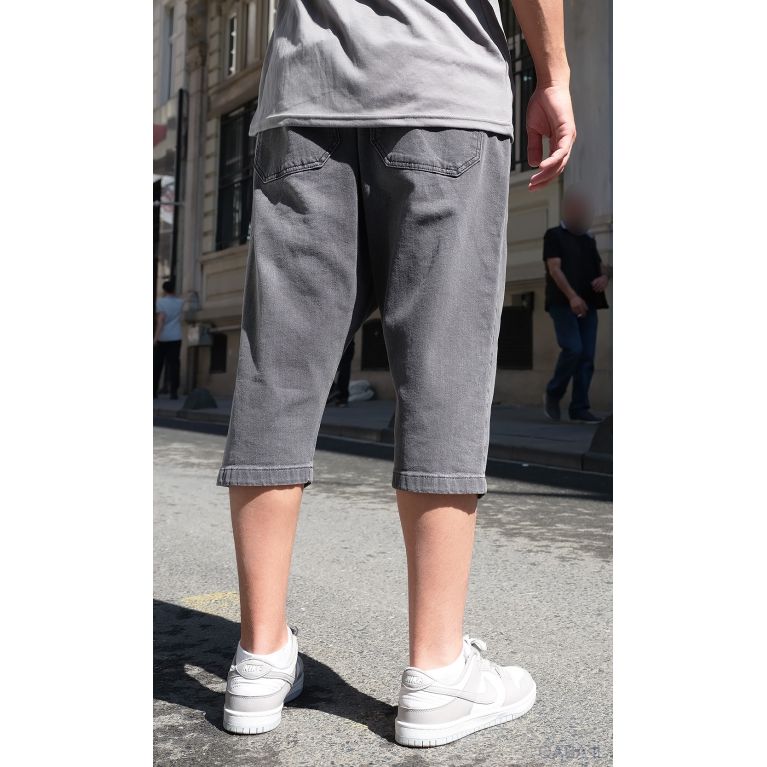 Bermuda Jean Stretch Homme - Coupe droite, tissu résistant, 4 coloris - Qaba'il Bermuda Jean Stretch Homme - Coupe droite, tissu résistant, 4 coloris - Qaba'il
