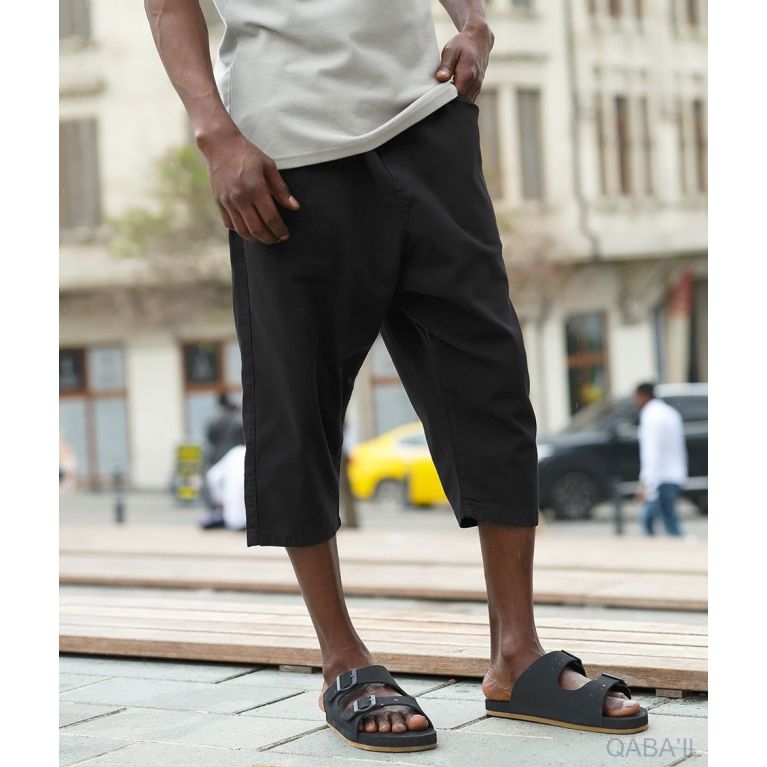 Bermuda Jean Stretch Homme - Coupe droite, tissu résistant, 4 coloris - Qaba'il Bermuda Jean Stretch Homme - Coupe droite, tissu résistant, 4 coloris - Qaba'il