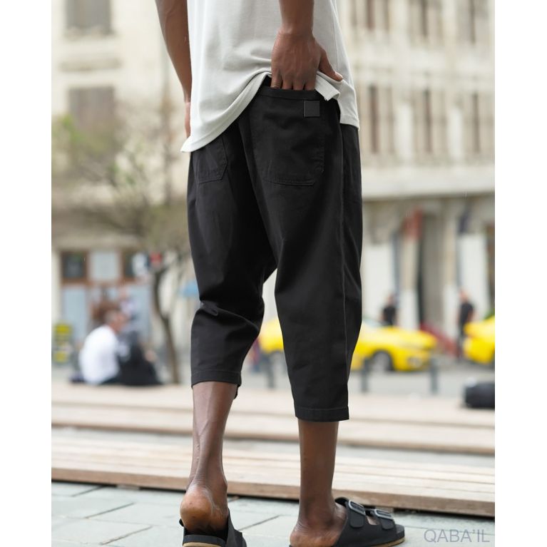 Bermuda Jean Stretch Homme - Coupe droite, tissu résistant, 4 coloris - Qaba'il Bermuda Jean Stretch Homme - Coupe droite, tissu résistant, 4 coloris - Qaba'il