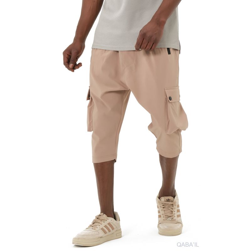 Pantacourt Cargo TREK Homme – Tissu technique léger, style Bootcamp été - Qaba'il