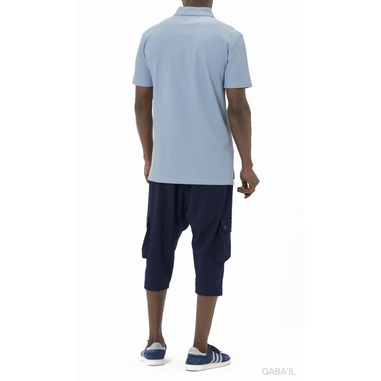 Pantacourt Cargo TREK Homme – Tissu technique léger, style Bootcamp été - Qaba'il Pantacourt Cargo TREK Homme – Tissu technique léger, style Bootcamp été - Qaba'il