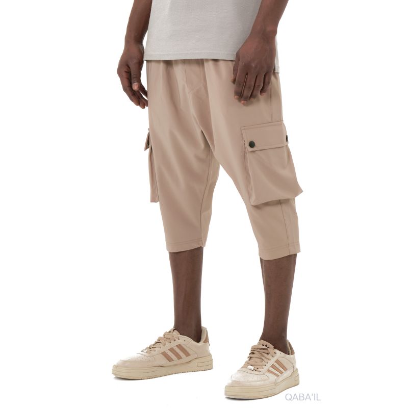 Pantacourt Cargo TREK Homme – Tissu technique léger, style Bootcamp été - Qaba'il