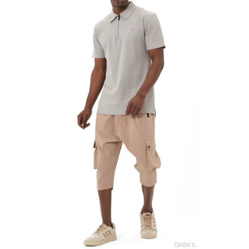 Men’s TREK Cargo Cropped Pants – Lightweight Tactical Fabric, Summer Bootcamp Style –Qaba'il