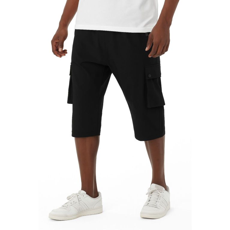 Pantacourt Cargo TREK Homme – Tissu technique léger, style Bootcamp été - Qaba'il Pantacourt Cargo TREK Homme – Tissu technique léger, style Bootcamp été - Qaba'il