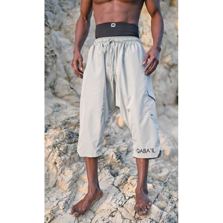 QABA’IL Muslim Men’s Swim Sarouel – Modestwear with Awrah Cover, Fast Dry, Loose Fit QABA’IL Muslim Men’s Swim Sarouel – Modestwear with Awrah Cover, Fast Dry, Loose Fit