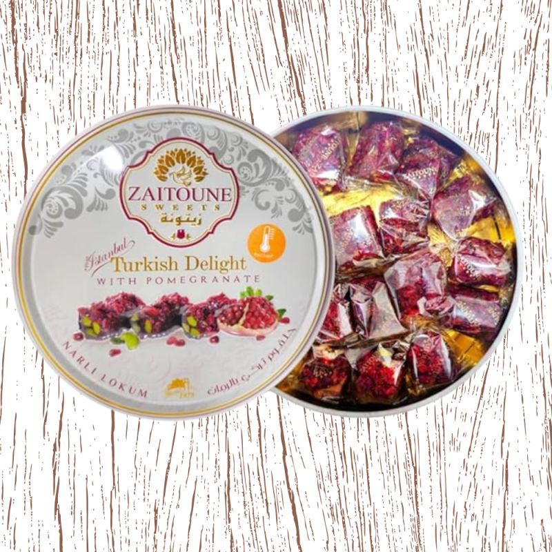 Loukoum Mixte Pistaches et Grenades - Coffret Luxe - Zaitoune 250g