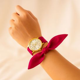 Montre Femme Chiffres Arabes – Boîte Cadeau avec 4 Bracelets Interchangeables