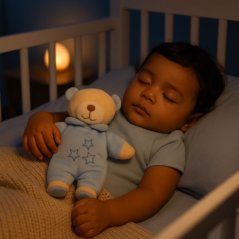 Doudou avec Grelot Sans Yeux - Peluche islam - Soundouss Doudou avec Grelot Sans Yeux - Peluche islam - Soundouss