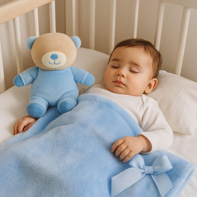 Doudou avec Plaid - peluche islam sans yeux - Soundouss Doudou avec Plaid - peluche islam sans yeux - Soundouss