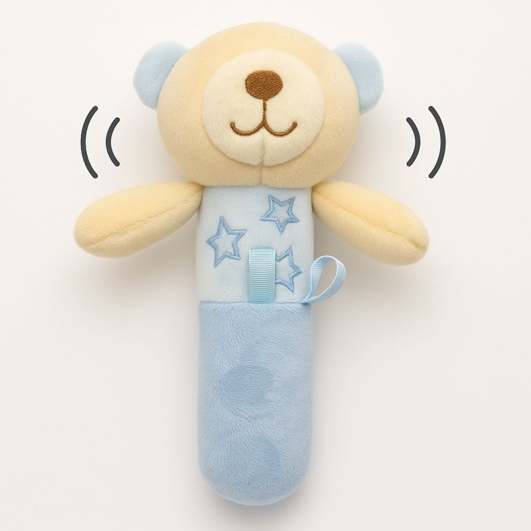 Doudou Hochet Sans yeux- peluche islam - Soundouss Doudou Hochet Sans yeux- peluche islam - Soundouss