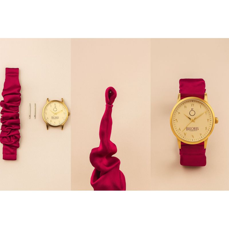 Montre Femme Chiffres Arabes – Boîte Cadeau avec 4 Bracelets Interchangeables