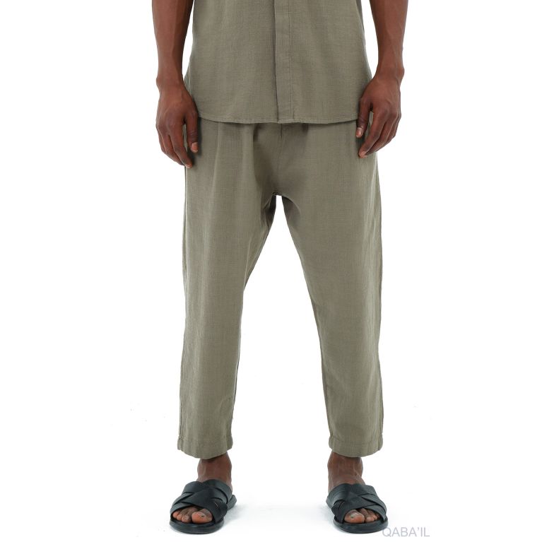 Ensemble Qaba'il - Chemise Fluide et Sarouel Streetwear 100% Coton Ensemble Qaba'il - Chemise Fluide et Sarouel Streetwear 100% Coton