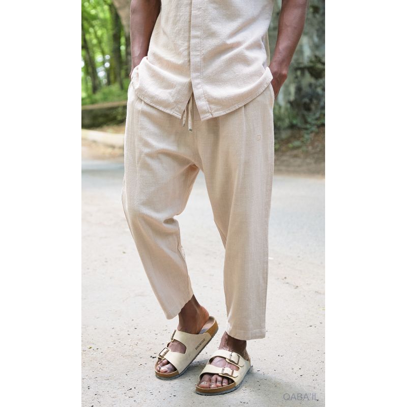 Ensemble Qaba'il - Chemise Fluide et Sarouel Streetwear 100% Coton