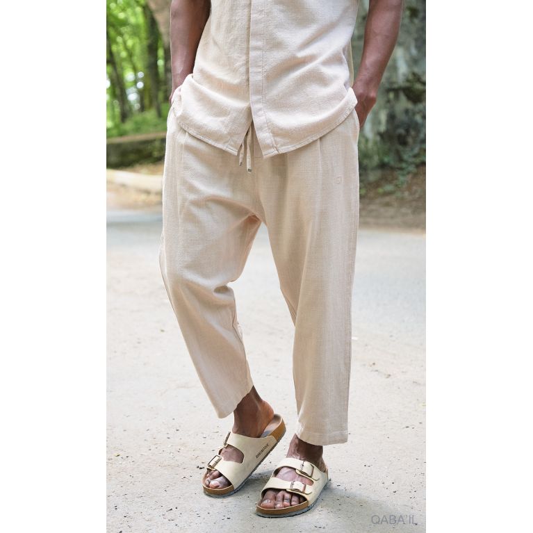 Ensemble Qaba'il - Chemise Fluide et Sarouel Streetwear 100% Coton Ensemble Qaba'il - Chemise Fluide et Sarouel Streetwear 100% Coton