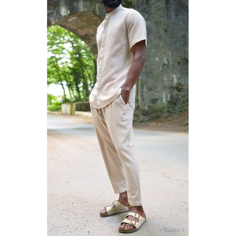 Ensemble Qaba'il - Chemise Fluide et Sarouel Streetwear 100% Coton Ensemble Qaba'il - Chemise Fluide et Sarouel Streetwear 100% Coton