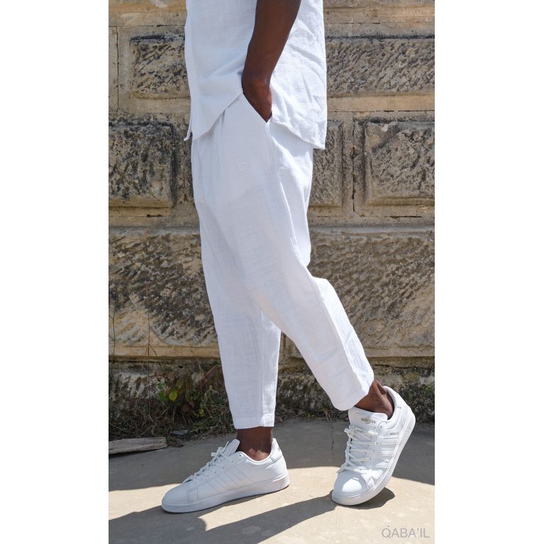 Ensemble Qaba'il - Chemise Fluide et Sarouel Streetwear 100% Coton Ensemble Qaba'il - Chemise Fluide et Sarouel Streetwear 100% Coton