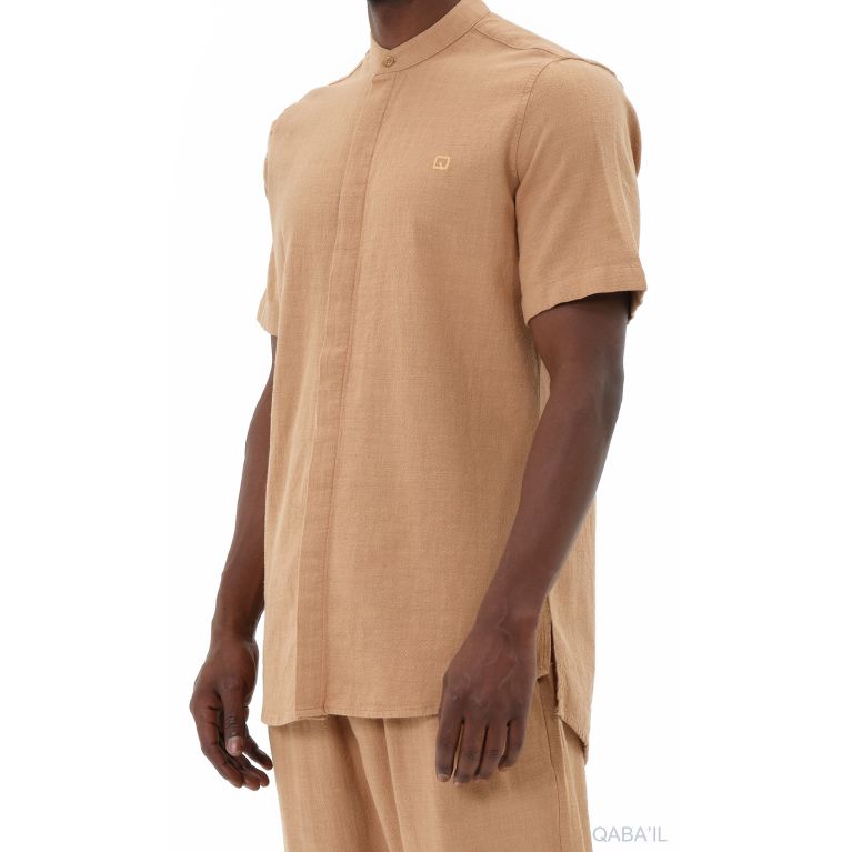 Ensemble Qaba'il - Chemise Fluide et Sarouel Streetwear 100% Coton Ensemble Qaba'il - Chemise Fluide et Sarouel Streetwear 100% Coton