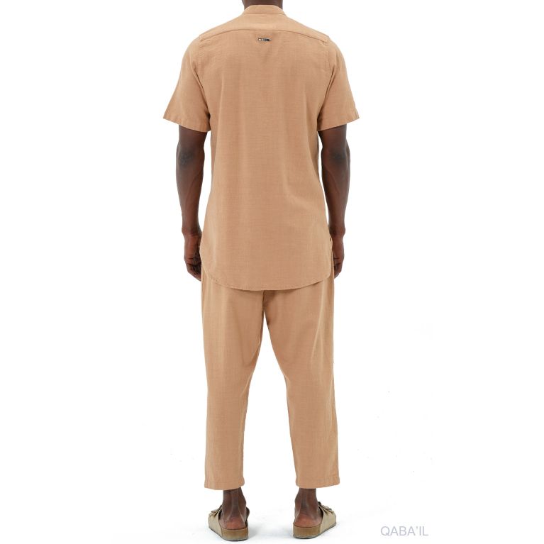 Ensemble Qaba'il - Chemise Fluide et Sarouel Streetwear 100% Coton Ensemble Qaba'il - Chemise Fluide et Sarouel Streetwear 100% Coton