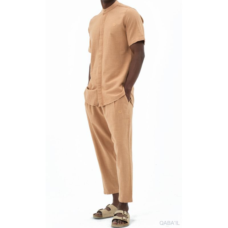 Ensemble Qaba'il - Chemise Fluide et Sarouel Streetwear 100% Coton