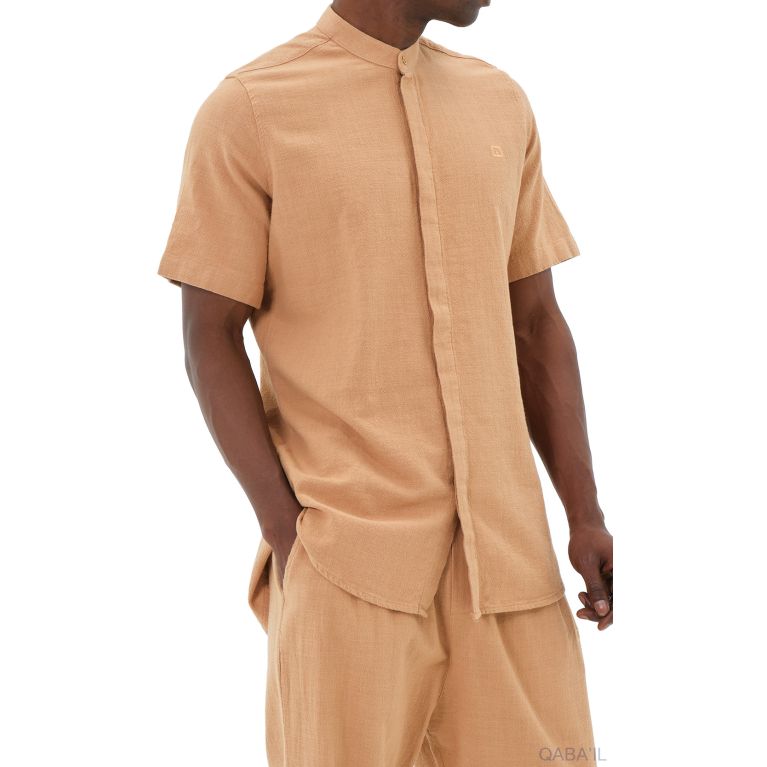 Ensemble Qaba'il - Chemise Fluide et Sarouel Streetwear 100% Coton Ensemble Qaba'il - Chemise Fluide et Sarouel Streetwear 100% Coton