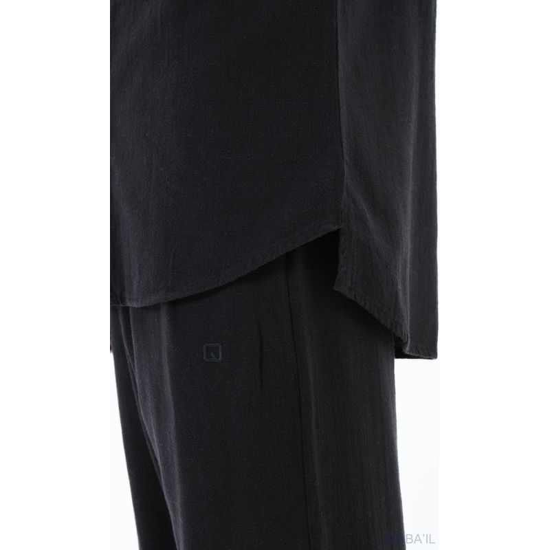 Ensemble Qaba'il - Chemise Fluide et Sarouel Streetwear 100% Coton
