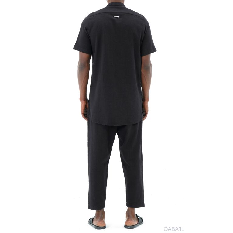 Ensemble Qaba'il - Chemise Fluide et Sarouel Streetwear 100% Coton Ensemble Qaba'il - Chemise Fluide et Sarouel Streetwear 100% Coton
