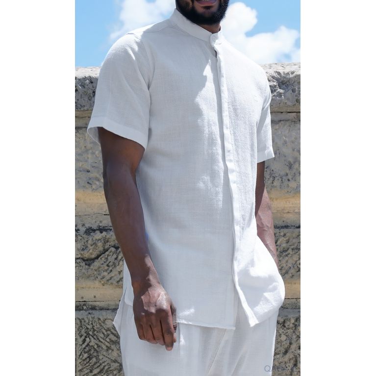 Chemise Fluide Lin 100% Coton - Qaba'il Chemise Fluide Lin 100% Coton - Qaba'il