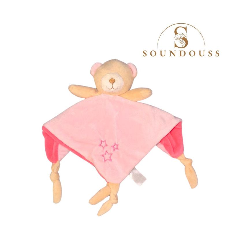 Doudouplat avec Grelot Sans Yeux - Peluche islam - Soundouss