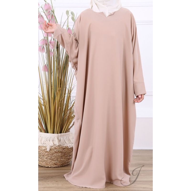 copy ofAbaya Papillon Fille Microfibre Enfant - Bleu Pastel - Jamila