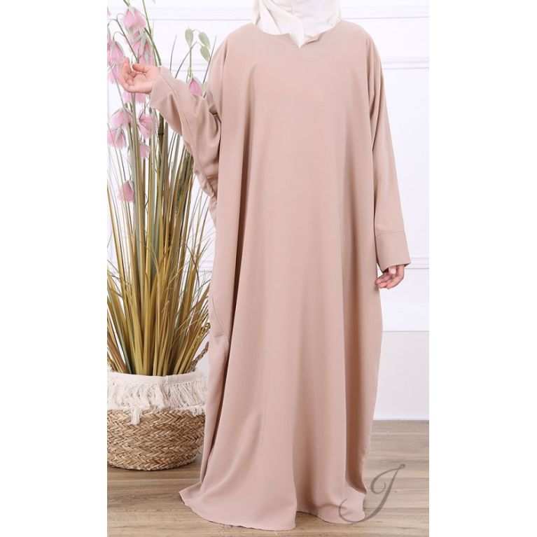 copy ofAbaya Papillon Fille Microfibre Enfant - Bleu Pastel - Jamila