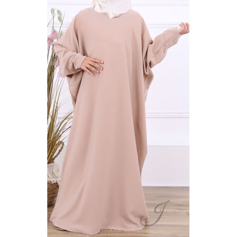 copy ofAbaya Papillon Fille Microfibre Enfant - Bleu Pastel - Jamila