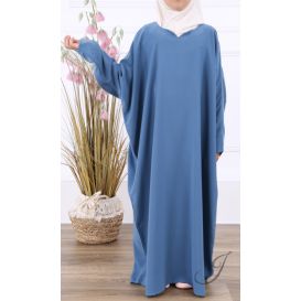 copy ofAbaya Papillon Fille Microfibre Enfant - Bleu Pastel - Jamila
