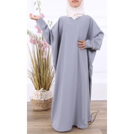 copy ofAbaya Papillon Fille Microfibre Enfant - Bleu Pastel - Jamila