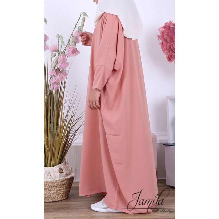 copy ofAbaya Papillon Fille Microfibre Enfant - Bleu Pastel - Jamila