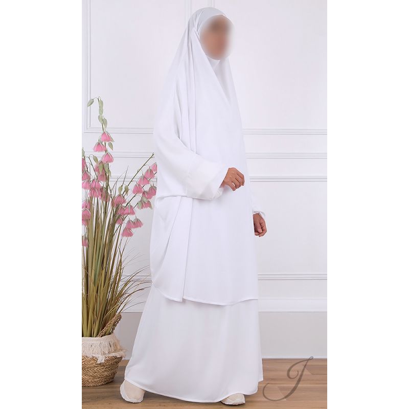 copy ofJIlbab 1 Pièce - Bordeaux- Microfibre Léger - Jamila
