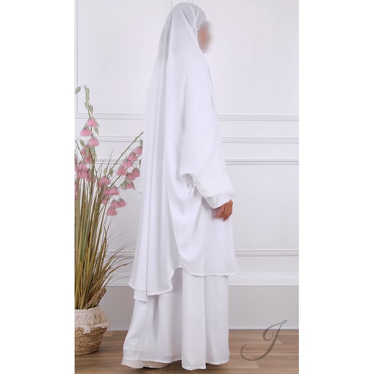 copy ofJIlbab 1 Pièce - Bordeaux- Microfibre Léger - Jamila