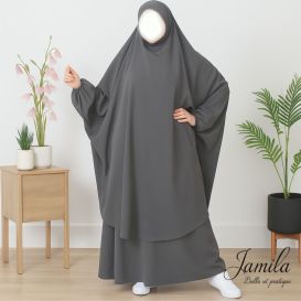 copy ofcopy ofJIlbab 1 Pièce - Bordeaux- Microfibre Léger - Jamila