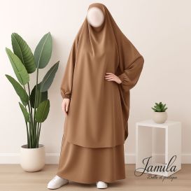 copy ofcopy ofJIlbab 1 Pièce - Bordeaux- Microfibre Léger - Jamila